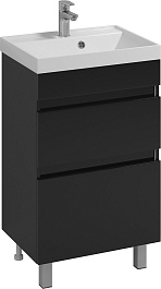 Водолей Мебель для ванной Best 50 черная – фотография-2