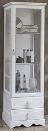Opadiris Шкаф-пенал для ванной Клио 40 R белый матовый – фотография-1