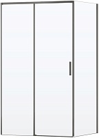 Vincea Душевой уголок Soft 2 140x90 VSR-3SO29014CLGM профиль черный стекло прозрачное