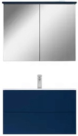 Am.Pm Тумба с раковиной SPIRIT 2.0 80 глубокий синий – фотография-2