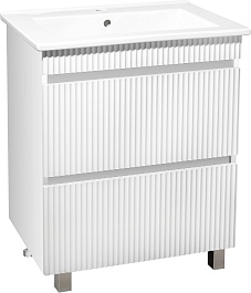 Runo Тумба под раковину Модена 65 белая – фотография-1