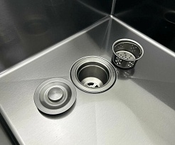 Hoffger Мойка для кухни 5848L Satin левая чаша – фотография-2