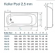 Koller Pool Стальная ванна 140х70E – фотография-5