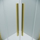 Grossman  Душевой уголок Galaxy 100x100x195 профиль золото сатин стекло прозрачное – фотография-19