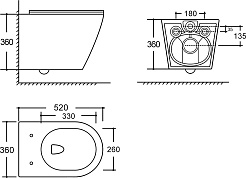 Aquanet Унитаз подвесной Logan Tornado 340298 с инсталляцией Rapid SL 38775001 – фотография-17