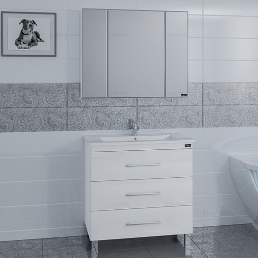 СанТа Тумба с раковиной Вегас 85 – картинка-5