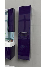  Пенал для ванной "Solo" баклажан – фотография-1