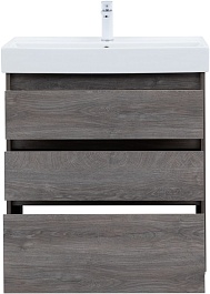 Aquanet Тумба с раковиной Nova Lite 75 дуб рошелье – фотография-7