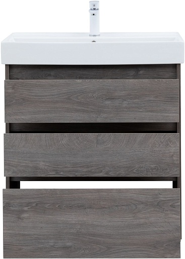 Aquanet Тумба с раковиной Nova Lite 75 дуб рошелье – картинка-7