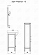 ASB-Woodline Тумба с раковиной Флоренция 65 патина, серебро, массив ясеня – картинка-14