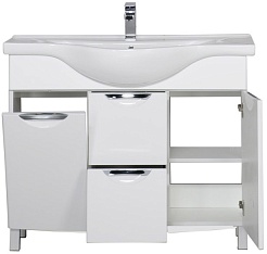 Aquanet Тумба с раковиной "Асти 105" с б/к – фотография-3