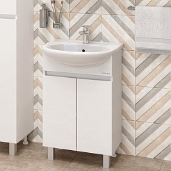 Onika Тумба под раковину Милтон 55 белая – фотография-2