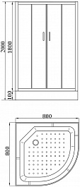 Parly Душевая кабина EC83NR – фотография-2