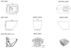 Allen Brau Унитаз подвесной Liberty 4.33012.20 белый с крышкой 4.33015.20 – фотография-9