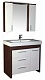 Aquanet Тумба с раковиной "Тиана 90" венге с б/к (177070) – фотография-9