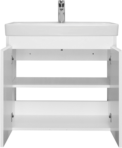 Акватон Тумба с раковиной Сканди Doors 70 белая – фотография-6