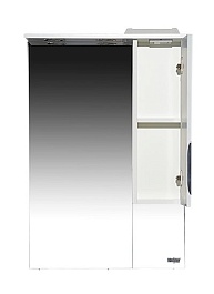 Misty Мебель для ванной Престиж 60 R белая/серебряная патина – фотография-10