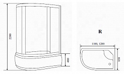 Timo Душевая кабина T-1120 R – фотография-5