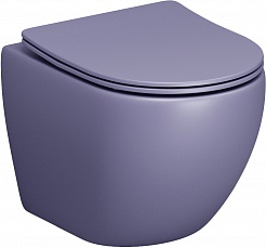 Grossman Унитаз подвесной Color GR-4455LIMS фиолетовый матовый – фотография-1