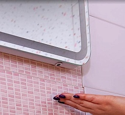 Бриклаер Зеркало Эстель-1 60 LED, сенсор – фотография-2