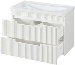 Brevita Тумба с раковиной Ariana 80 белая – фотография-3