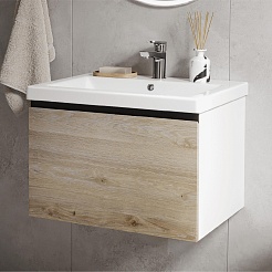 Vigo Тумба под раковину Cross 600-0-1 подвесная дуб давос натуральный – фотография-5