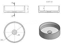 Equil Тумба с раковиной Desert 60 подвесная амарок – фотография-5