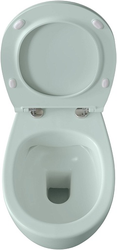 Allen Brau Чаша подвесного унитаза Fantasy 4.11004.MT мятный – фотография-18