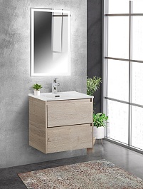 BelBagno Тумба с раковиной Kraft 50 подвесная Rovere Galifax Bianco – фотография-7