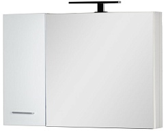 Aquanet Зеркало для ванной "Данте 60" (камерино 1 навесной шкафчик L) – фотография-2