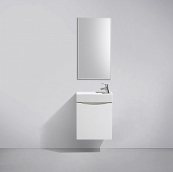 BelBagno Тумба с раковиной MINI 500 R Bianco Lucido – фотография-2