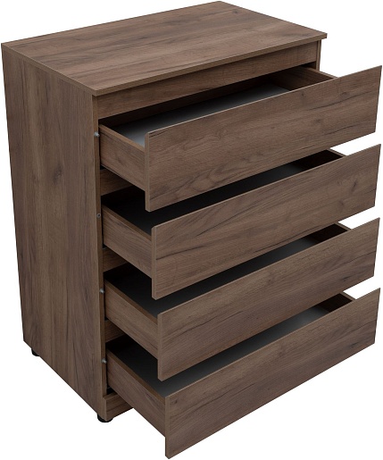 Aquanet Комод Сканди 80 4 ящика дуб крафт – картинка-5