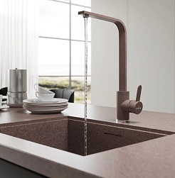 Mixline Смеситель для кухни 35k ML-GS14 (307) терракотовый – фотография-4