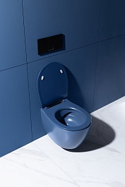 Allen Brau Чаша подвесного унитаза Fantasy 4.11004.ID индиго – фотография-7