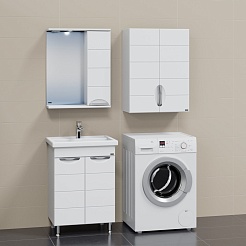 СанТа Тумба с раковиной Родос 60 белая – фотография-10