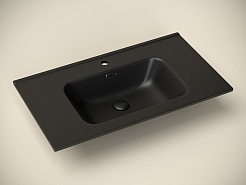 Sancos Тумба с раковиной Urban 80 дуб чарльстон раковина Element 81 CN7005MB – фотография-6