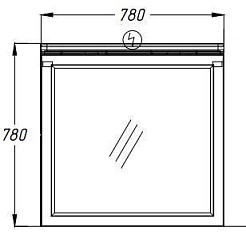 Opadiris Мебель для ванной Мираж 80 слоновая кость – фотография-3