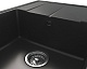 Teymi Мойка кухонная Hanna Smart 62 кварцевая черная матовая – фотография-14