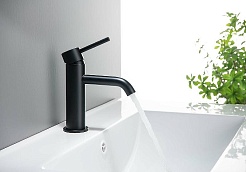 Aquatek Смеситель для раковины Европа AQ1310MB матовый черный – фотография-2