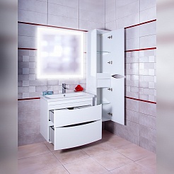 Бриклаер Мебель для ванной Вега 70 – фотография-5