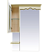 Misty Зеркальный шкаф Монако 70 L бежевый/ патина – фотография-4