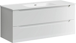 Sancos Тумба с раковиной Norma 2.0 120 белый глянец раковина Element 121 CN7006 – фотография-1