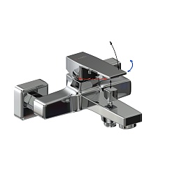 Tokito Смеситель для ванны AKARI хром TOK-AKA-1014 – фотография-2