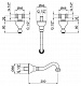 Webert Смеситель Dorian DO750404010 золото, для раковины – фотография-4