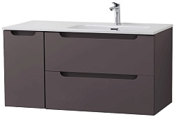 BelBagno Мебель для ванной Etna 100 R подвесная темно-серая матовая – фотография-7