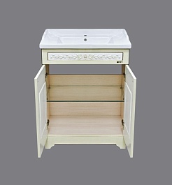 Misty Тумба для умывальника Milano 70 бежевая патина/декор – фотография-3