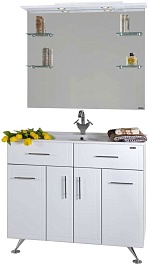 Водолей Тумба с раковиной "Ницца D 100" без б/к, умывальник Elen – фотография-2