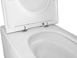 Azario Унитаз подвесной Cascad AZ-2303-A безободковый белый – фотография-14