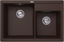 Florentina Мойка кухонная Касси 780 брауни – фотография-1