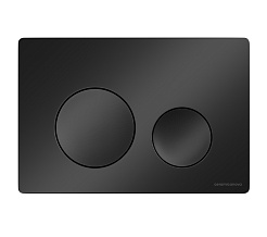 Ceramicanova Кнопка смыва Balance Circle CN12-001MB чёрный матовый – фотография-1